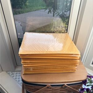 Mix of 3M and Jot 8.5” x 11” Yellow Bubble Mailers - 12 packs - 24 mailers